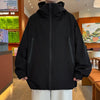 Hooded jacket man Spring zipper Windbreaker