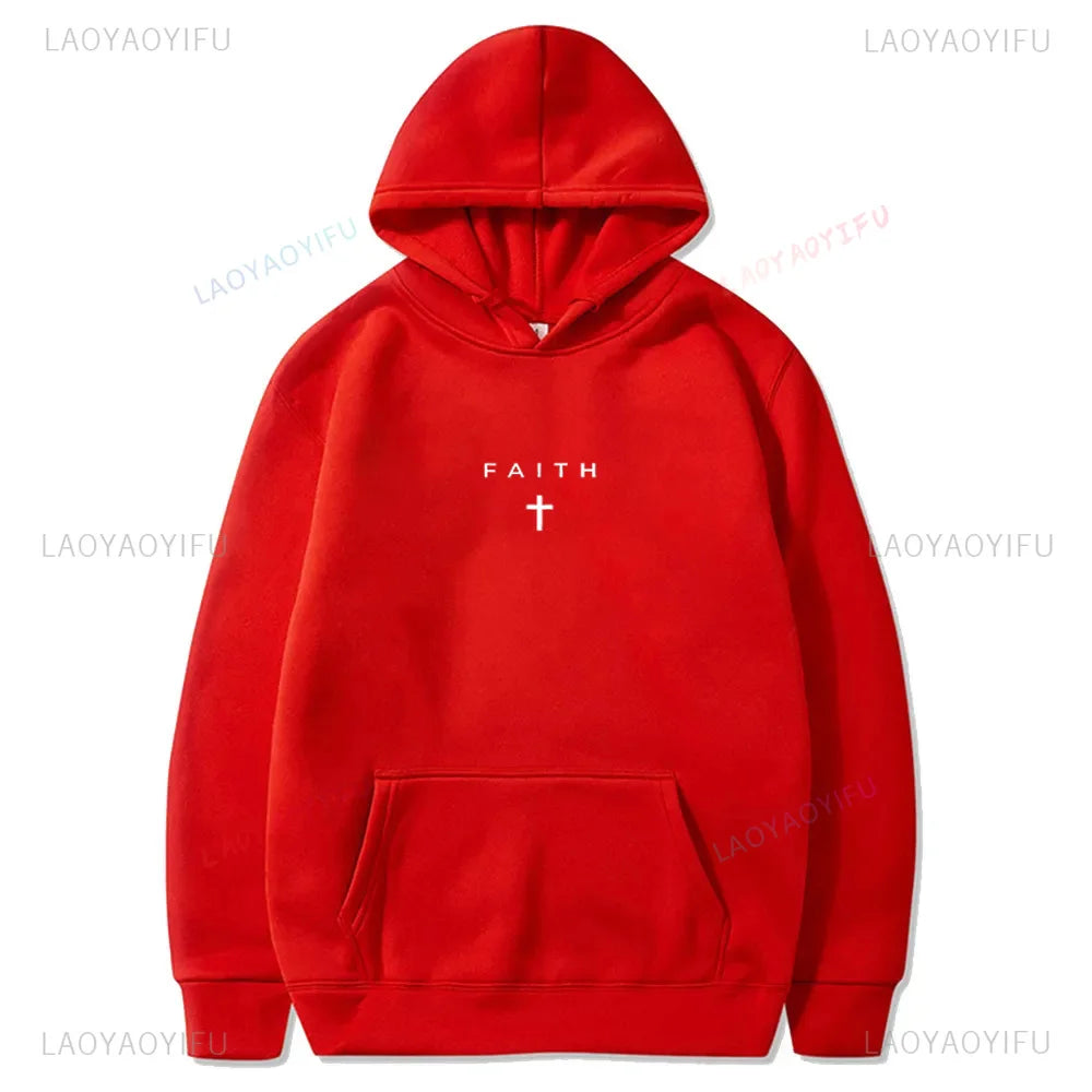 Memory of Jesus Christ Hoodies Streetwear Men Long Sleeve Religion Hooded  Interesting Patterned Clothes Sweatshirt Regular