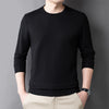 Men's Casual Waffle Round Neck T-shirt Breathable, Comfortable, and Fashionable Long Sleeved T-shirt