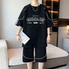 High Quality Men's Sets 2025 Summer Short Sleeve T-Shirts & Shorts Teen Streetwear Casual Top Tees & Pant Two-Piece Set Clothing