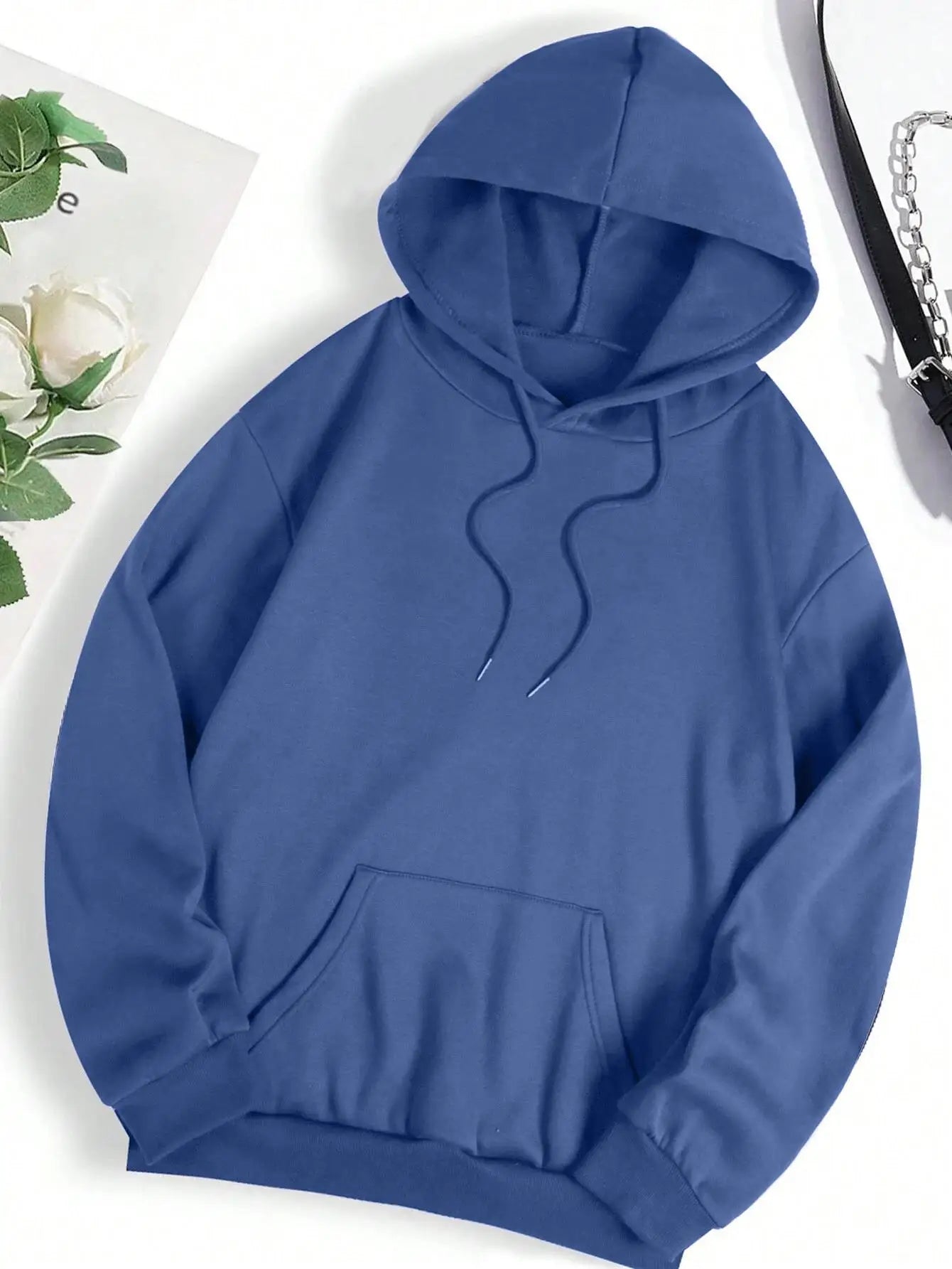 Men's Fashion Creative Basics Pullover Sweatshirt, Casual Sports Commuter All-Match Loose Fit Round Neck Unisex Long Sleeve