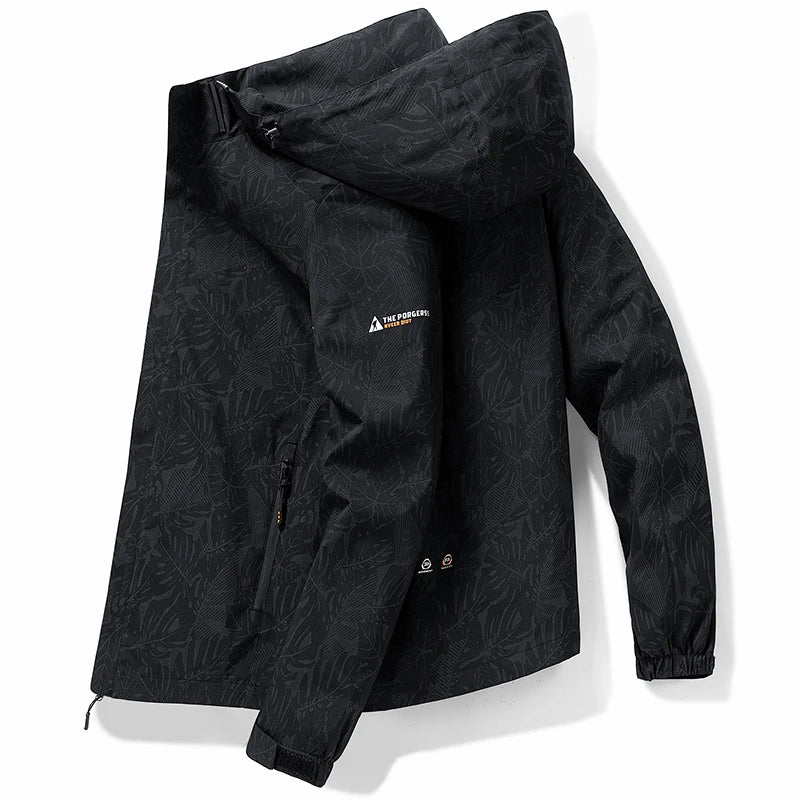 Jacket Mens Spring autumn New men jacket letter hooded Jackets casual coat