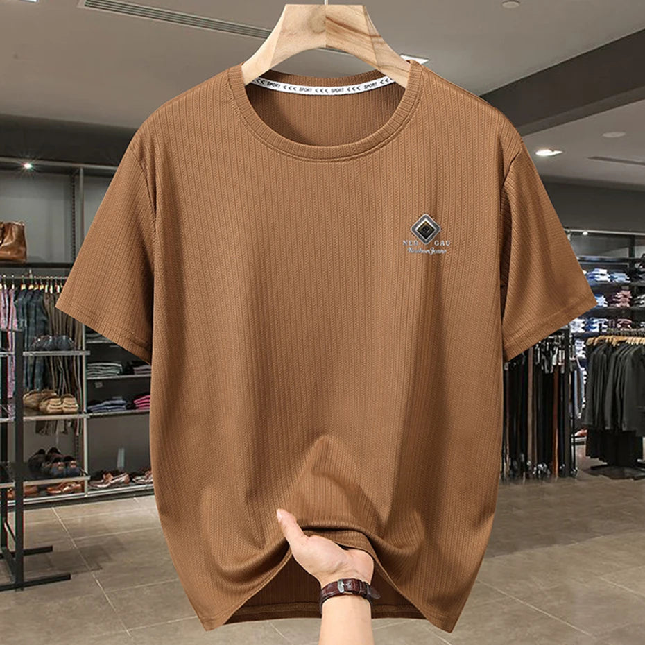 Men 11XL 12XL T Shirt Summer Casual Loose Big Size T-shirt Plus Size 9XL 10XL Tee Tops Black Short Sleeve Tshirt