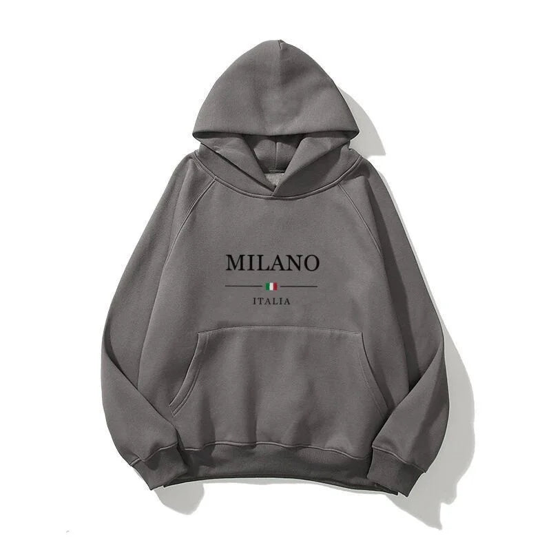 Men's hooded sweatshirt, long-sleeved top, pocket printed hooded sweatshirt, casual streetwear, pullover, men's sweatshirt