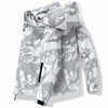 Spring Men's Windbreaker Loose Waterproof Hooded Coat Outdoor Leisure  Jacket Men's