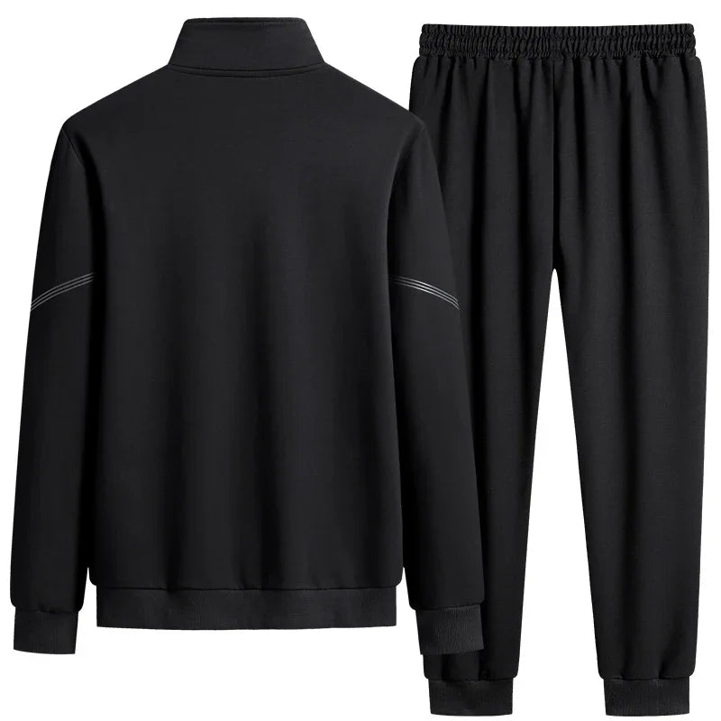 Men's Tracksuit Suit New Arrive Tracksuit Mens Casual Solid Solor Sweatpant Set Unisex Jogging Suit MEN Plus Size 6XL 7XL 8XL