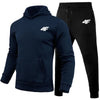 Men's Tracksuit Sports Outdoors Hot Sales Men Two Piece Set Daily Comfortable Hooded Sportswear Man Fashion Suits Jogging Simple