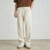 Men's Fashion Commuter Elastic Waist Drawstring Straight Pants Summer New Slightly Elastic Loose Casual Japanese Men's Wear