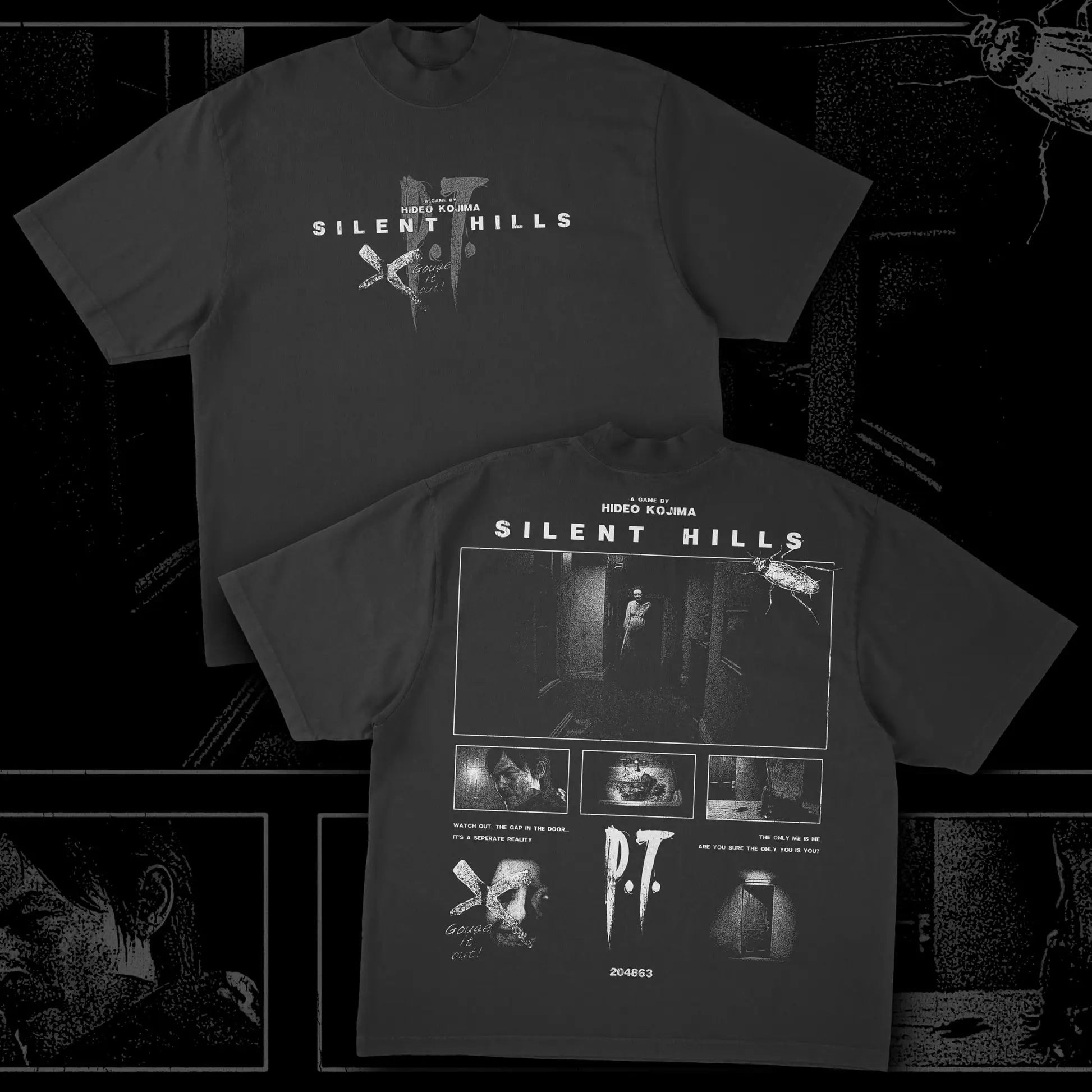 Silent Hill 2 TEE Men SH2 T-shirt Short Sleeves Street Casual Cotton Men Women Game Gift Short Sleeves Hip Hop Oversized Top Tee