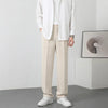Summer New British Men Suit Pants Solid Oversize Business Casual Wide Leg Straight Trousers Japan Korean Fashion Y2k Streetwear