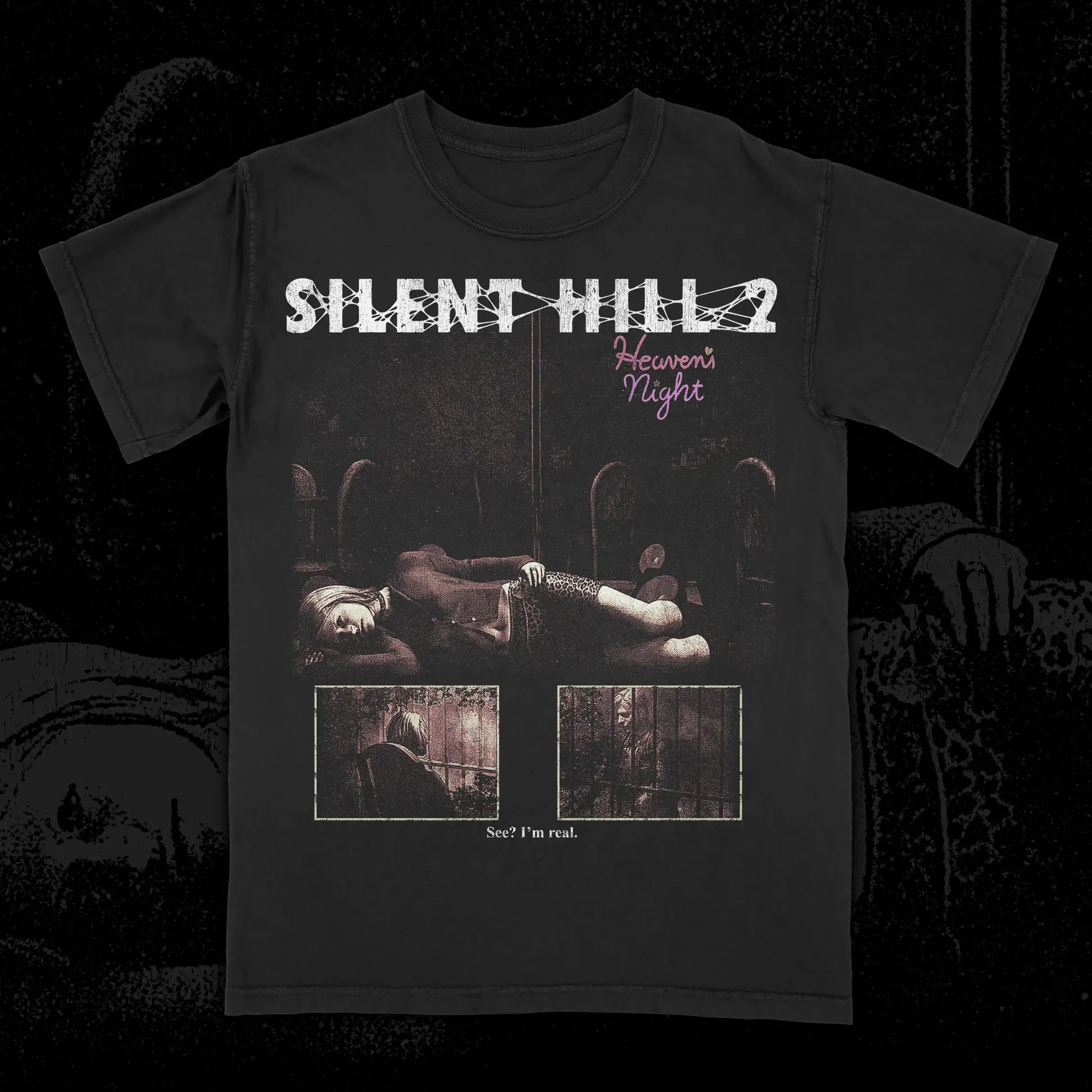 Silent Hill 2 TEE Men SH2 T-shirt Short Sleeves Street Casual Cotton Men Women Game Gift Short Sleeves Hip Hop Oversized Top Tee