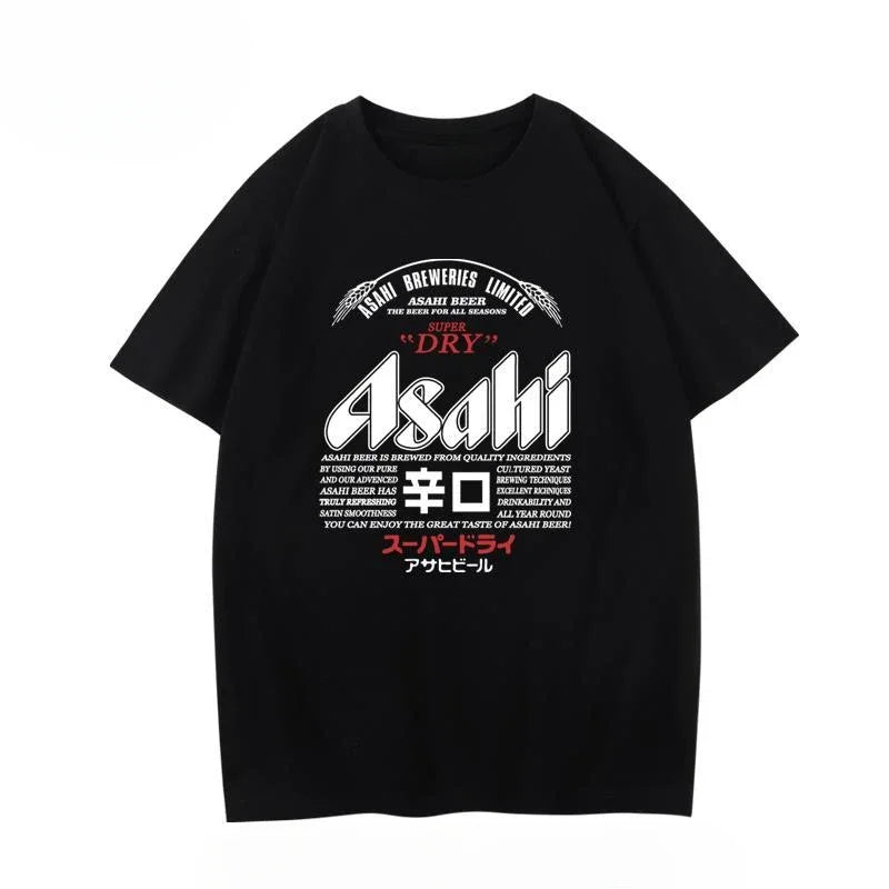 2025 New Summer Trend Brand Printed Cotton Short-sleeved T-shirts Men Women Loose Comfortable Sports Sweat-absorbing T-shirt