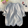 Summer Men's Heavy T Shirt Casual Solid Short Sleeve Basic Tee Women 100% Cotton 260gsm 9.17oz Oversized O Neck Hip-Hop Tops