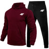 Men's Tracksuit Sports Outdoors Hot Sales Men Two Piece Set Daily Comfortable Hooded Sportswear Man Fashion Suits Jogging Simple
