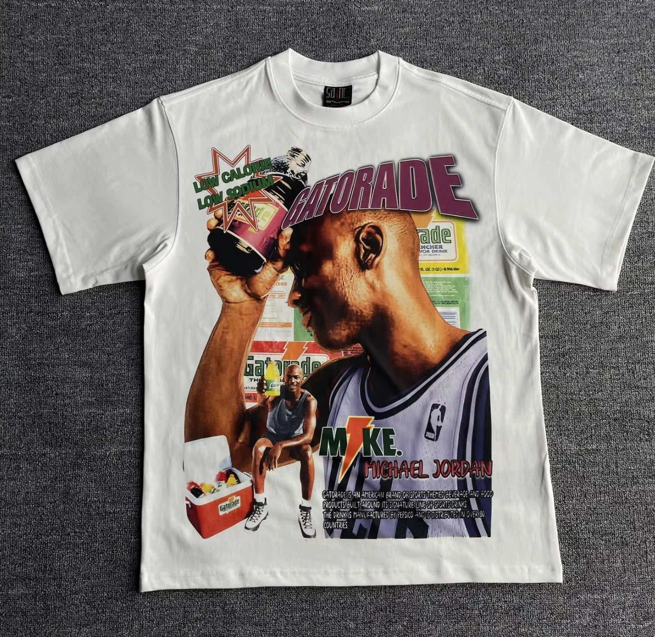 Men's Y2K T-Shirt Basketball Graphic Street Hip Hop Goth Summer Y2K Print Harajuku Short Sleeve Cotton Top Oversized T-Shirt Top