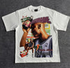 Men's Y2K T-Shirt Basketball Graphic Street Hip Hop Goth Summer Y2K Print Harajuku Short Sleeve Cotton Top Oversized T-Shirt Top