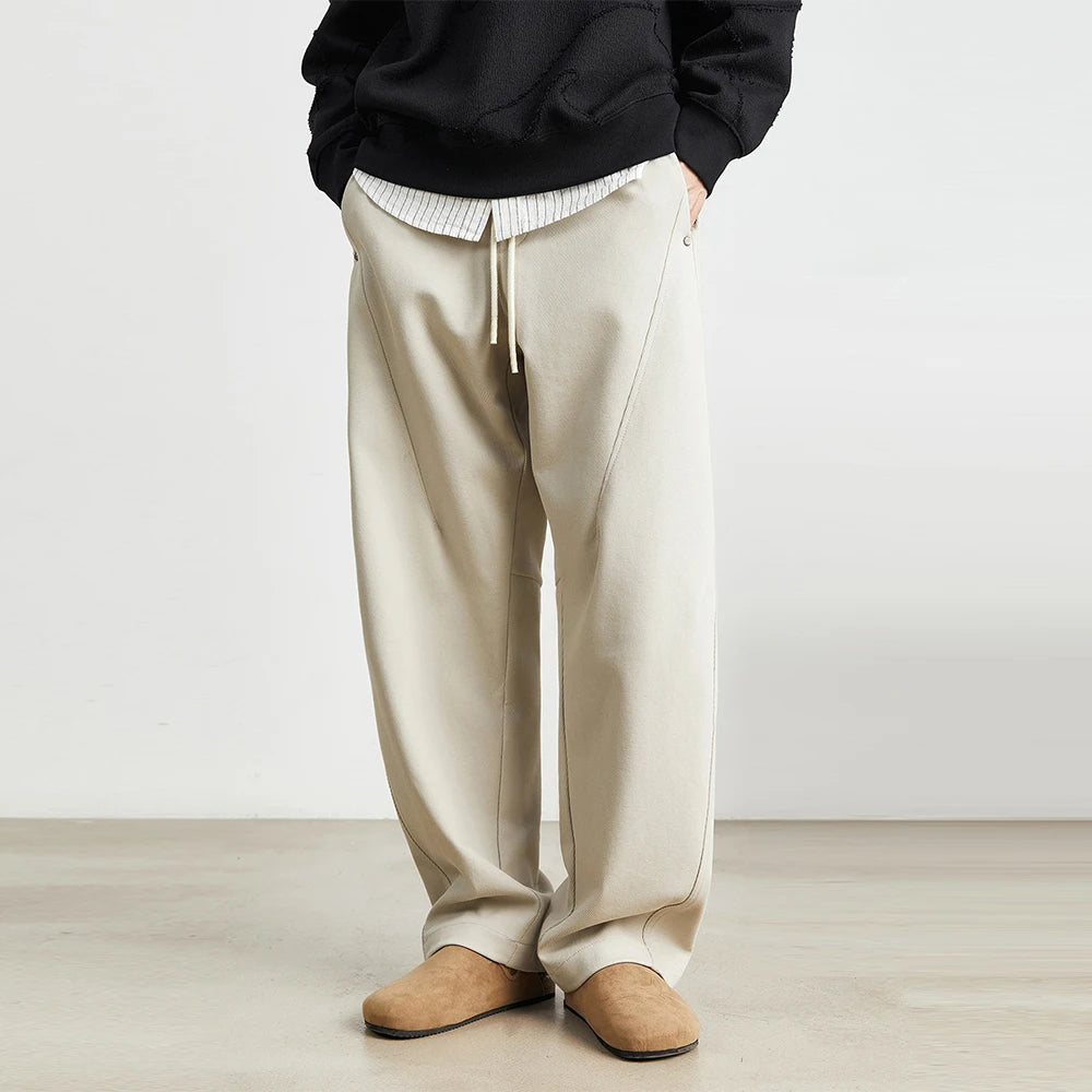 Men's American Youth Casual Pants Summer New Straight Overalls Fashion Wide-leg Sports Trousers Thin Style S-3XL