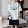High Quality Men's Sets 2025 Summer Short Sleeve T-Shirts & Shorts Teen Streetwear Casual Top Tees & Pant Two-Piece Set Clothing