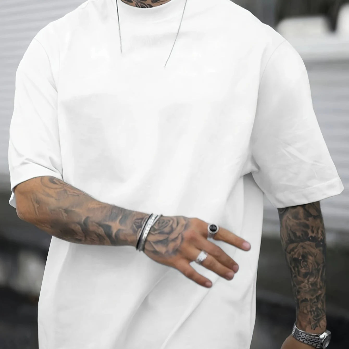 Summer men's 100% pure   sports and casual loose fit plus size letter printed comfortable round neck short sleeved T-shirt