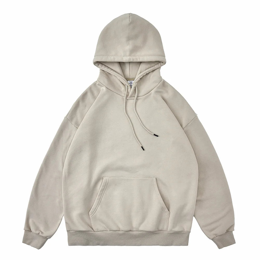 2025 New blank pure cotton hoodie