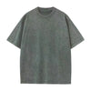 Earth Color Batik Old Retro T-shirt Washed Short Sleeves