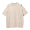 Earth Color Batik Old Retro T-shirt Washed Short Sleeves