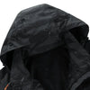Spring Men's Windbreaker Loose Waterproof Hooded Coat Outdoor Leisure  Jacket Men's