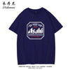 2025 New Summer Trend Brand Printed Cotton Short-sleeved T-shirts Men Women Loose Comfortable Sports Sweat-absorbing T-shirt