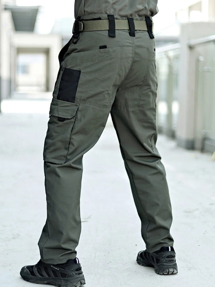 Men'S Tactical Pants, Durable Multi-Pocket Cargo Pants for Outdoor Construction Work, Hiking And Trekking, Casual Tactical Pants