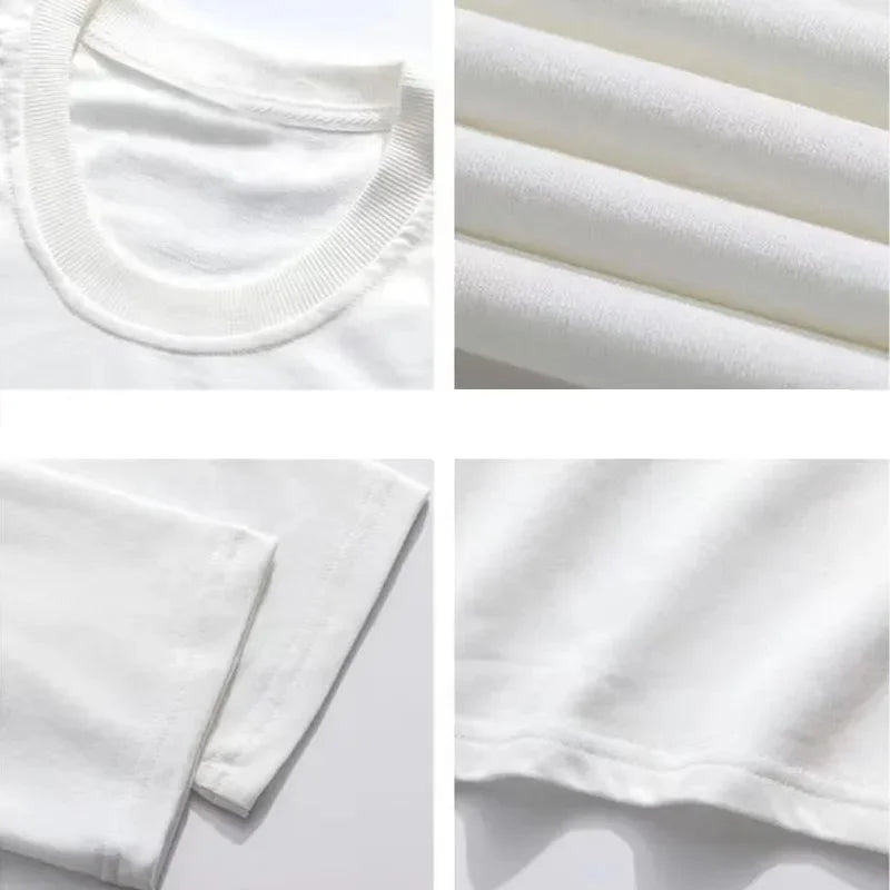 2025 Men's and Women's Cotton Breathable Loose T-shirt with Personalized Printing and Unique Design for Sports and Leisure