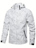 Men's Casual Lightweight Waterproof Windbreaker Jacket