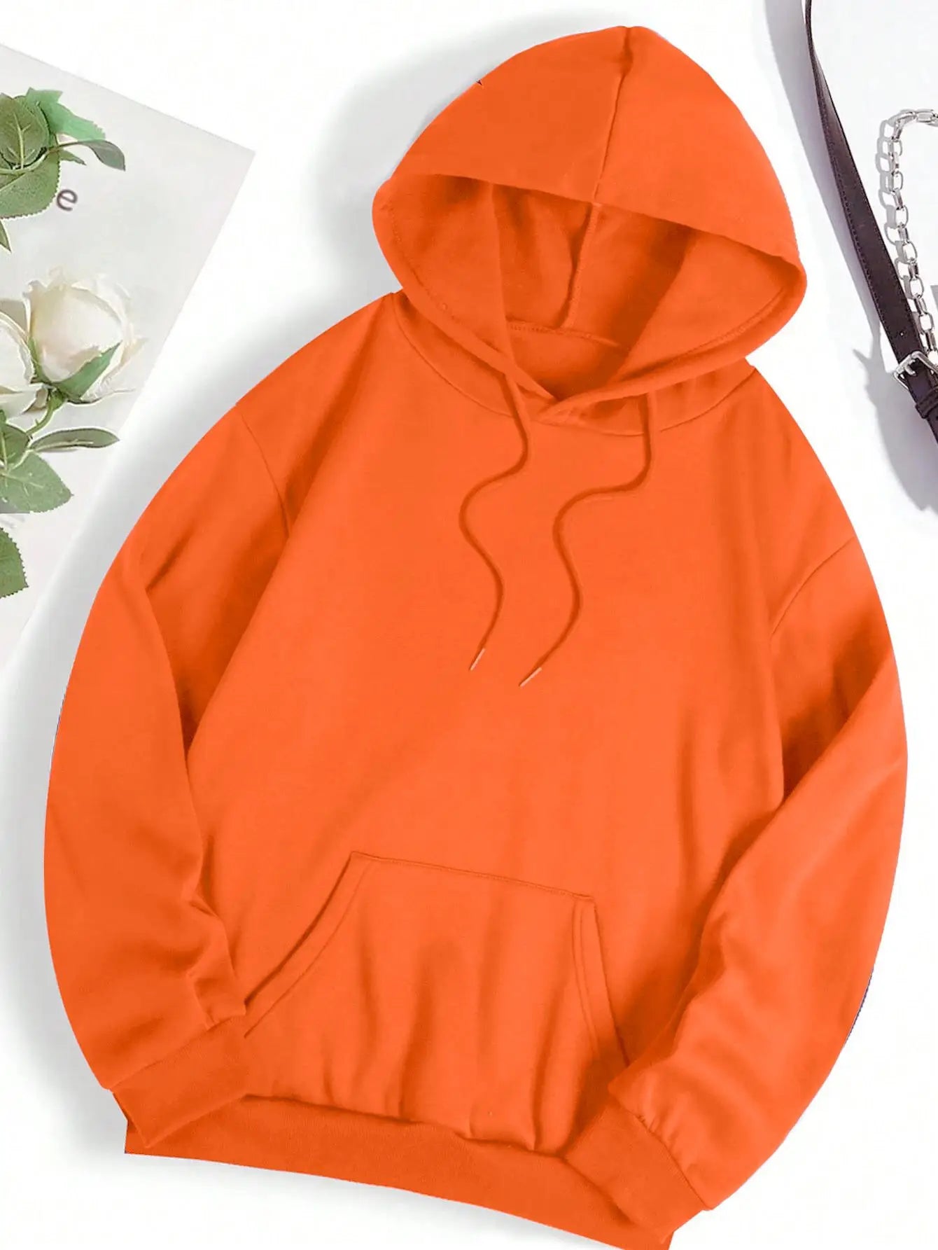 Men's Fashion Creative Basics Pullover Sweatshirt, Casual Sports Commuter All-Match Loose Fit Round Neck Unisex Long Sleeve