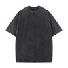 Earth Color Batik Old Retro T-shirt Washed Short Sleeves