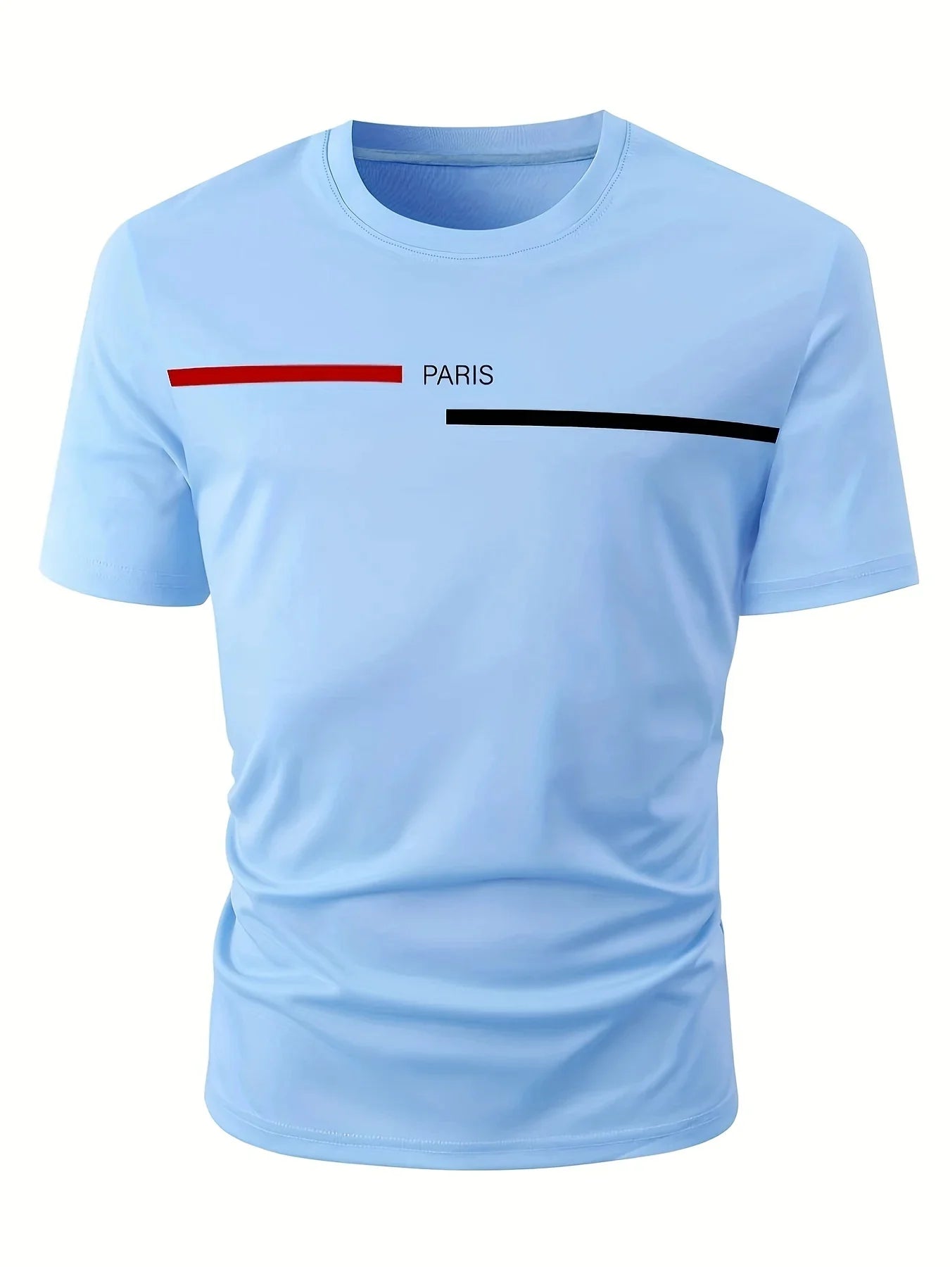 Men's summer 100 cotton fashionable casual loose plus size shark pattern printed sports round neck short sleeved T-shirt top