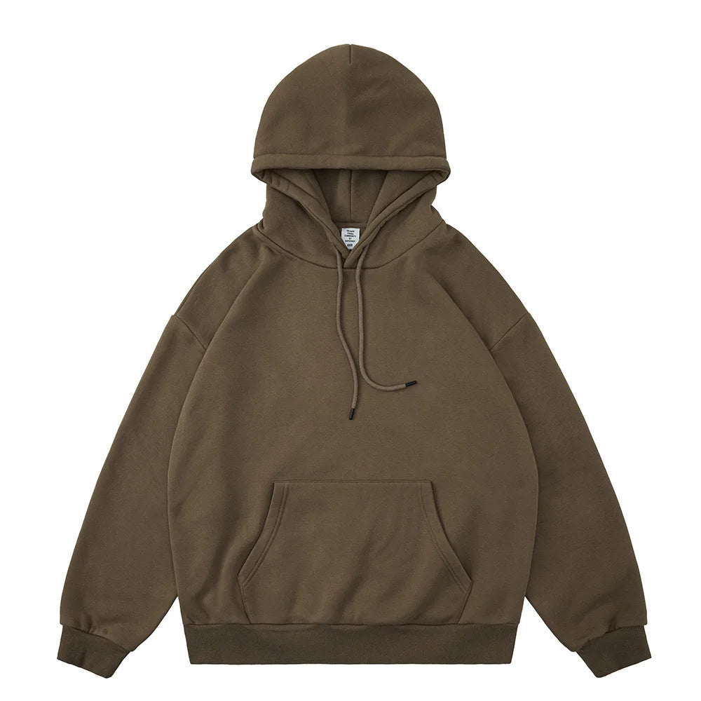 2025 New blank pure cotton hoodie