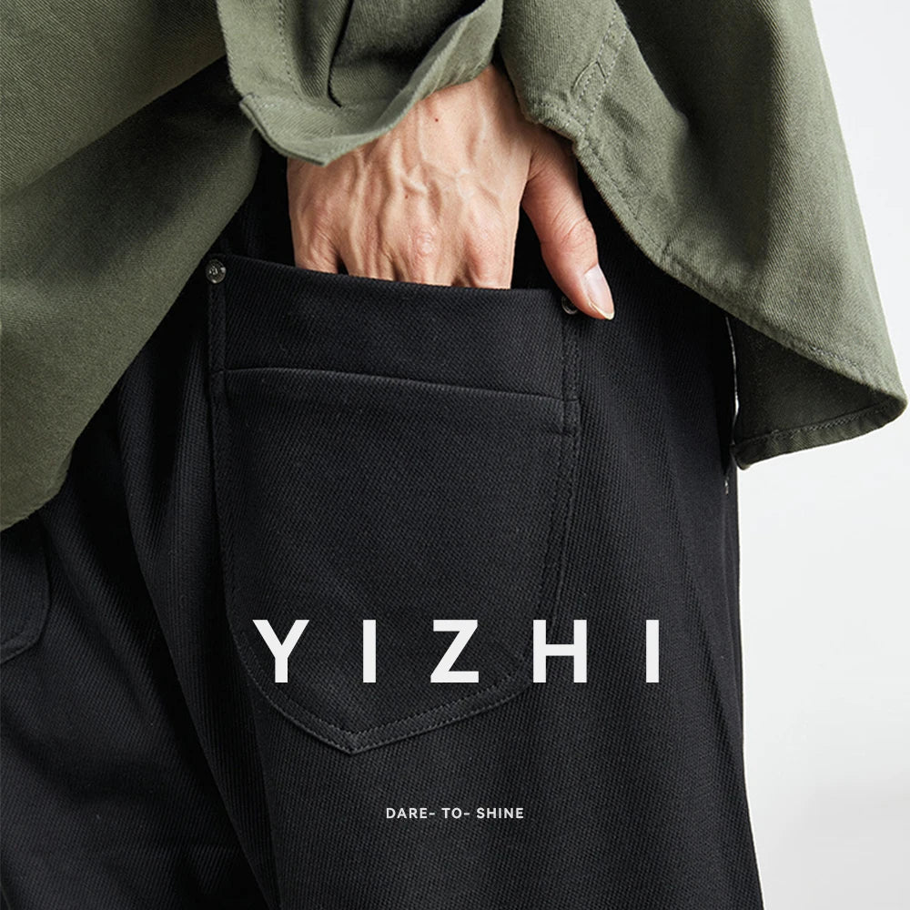 Men's American Youth Casual Pants Summer New Straight Overalls Fashion Wide-leg Sports Trousers Thin Style S-3XL