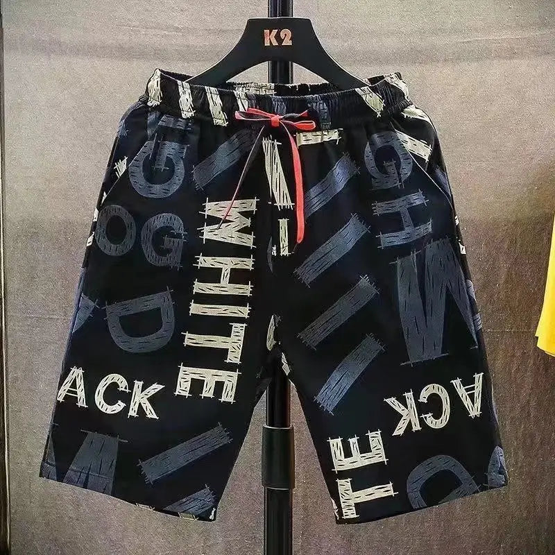 Shorts for Men Board Beach Swim Man Short Pants Bermuda Quick Dry Long Graphic Casual in Bulk Fashion Summer New Pant 2024 Thin