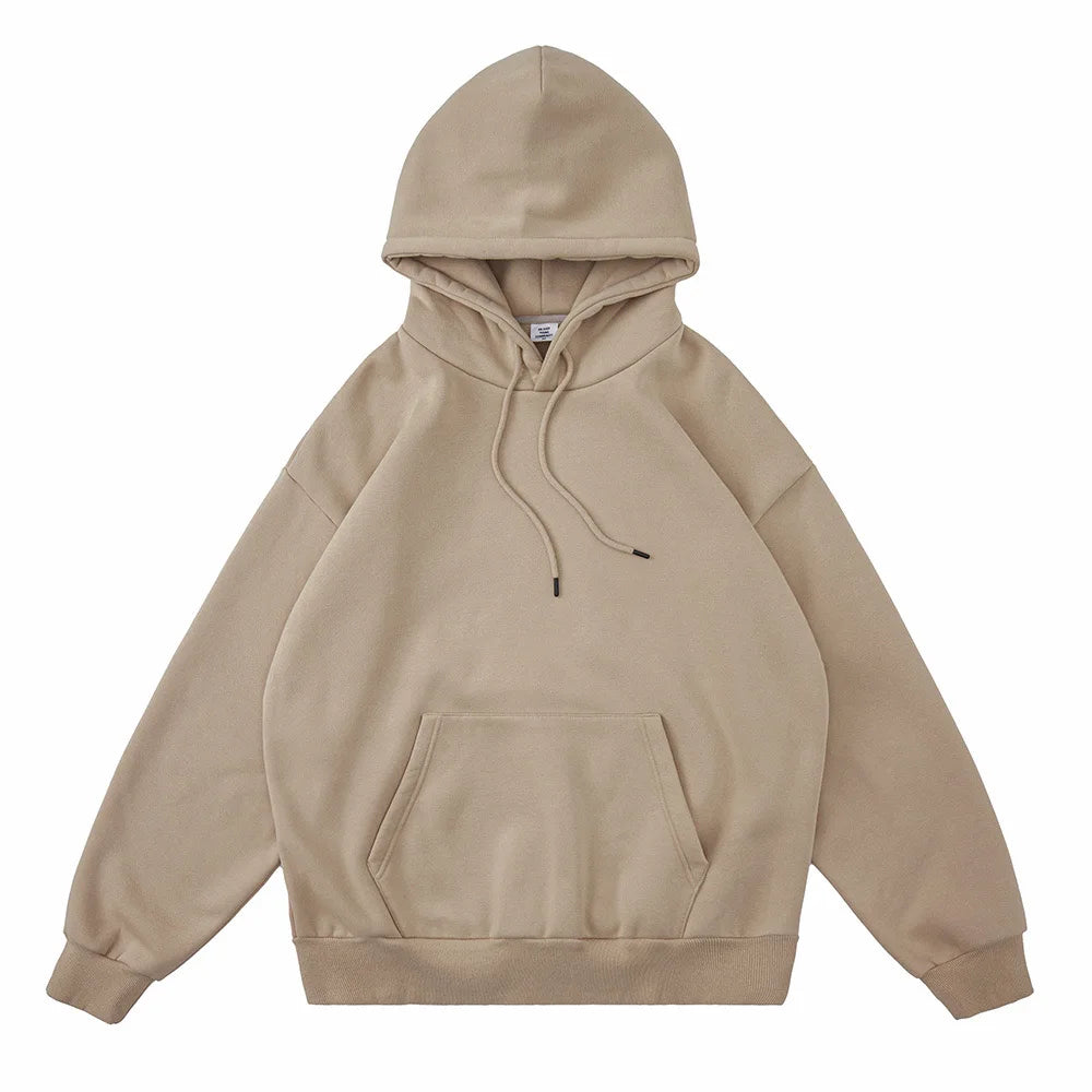 2025 New blank pure cotton hoodie