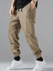 Men's Slacks, Spring and Autumn Thin Outdoor Pants, Youth Sportswear, Hiking Pants, Multi-Pocket Trousers