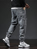 Spring Summer Black Blue Cargo Jeans Men Streetwear Denim Jogger Pants Men Baggy Harem Jean Trousers Harem Jean Trousers