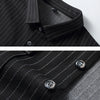 Men's Stripe Sets Plus Size 10XL 11XL Cargo Shirts Pants Male Autumn Winter Thick Suits Fashion Casual Jacket Sets Big Size 10XL