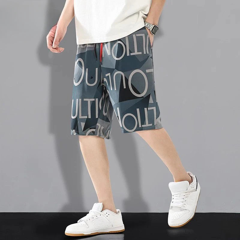 Shorts for Men Board Beach Swim Man Short Pants Bermuda Quick Dry Long Graphic Casual in Bulk Fashion Summer New Pant 2024 Thin