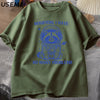 Houston I Have So Many Problems Tshirt Funny Raccoon Meme Graphic T Shirts Trash Panda Merch T-shirt Man Cotton T Shirt Tops