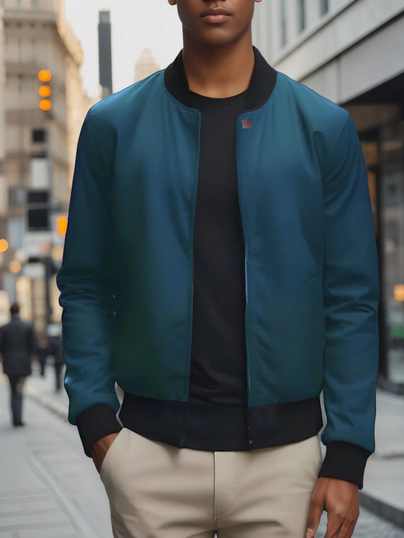 Jacket Men's Business Casual Thin Coat Trend
