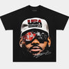 Men's Y2K T-Shirt Basketball Graphic Street Hip Hop Goth Summer Y2K Print Harajuku Short Sleeve Cotton Top Oversized T-Shirt Top