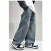 Boys Spring Jeans Children's Fashion Pants Autumn New Straight Trousers Kids Casual Loose Elastic Denim 2025 Teens Cotton Bottom