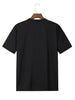 California Letter Printed Summer Men's Cotton Short Sleeve Casual Sports Tops Loose Large Comfortable Round Neck T-shirt