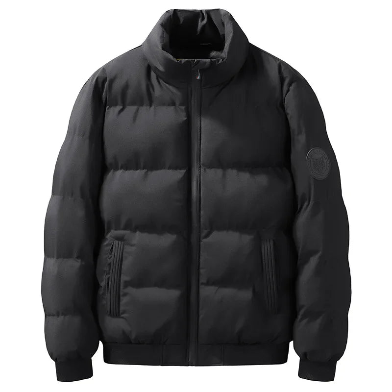 Winter Loose-fit Thickened Warm Cotton Coat Hood