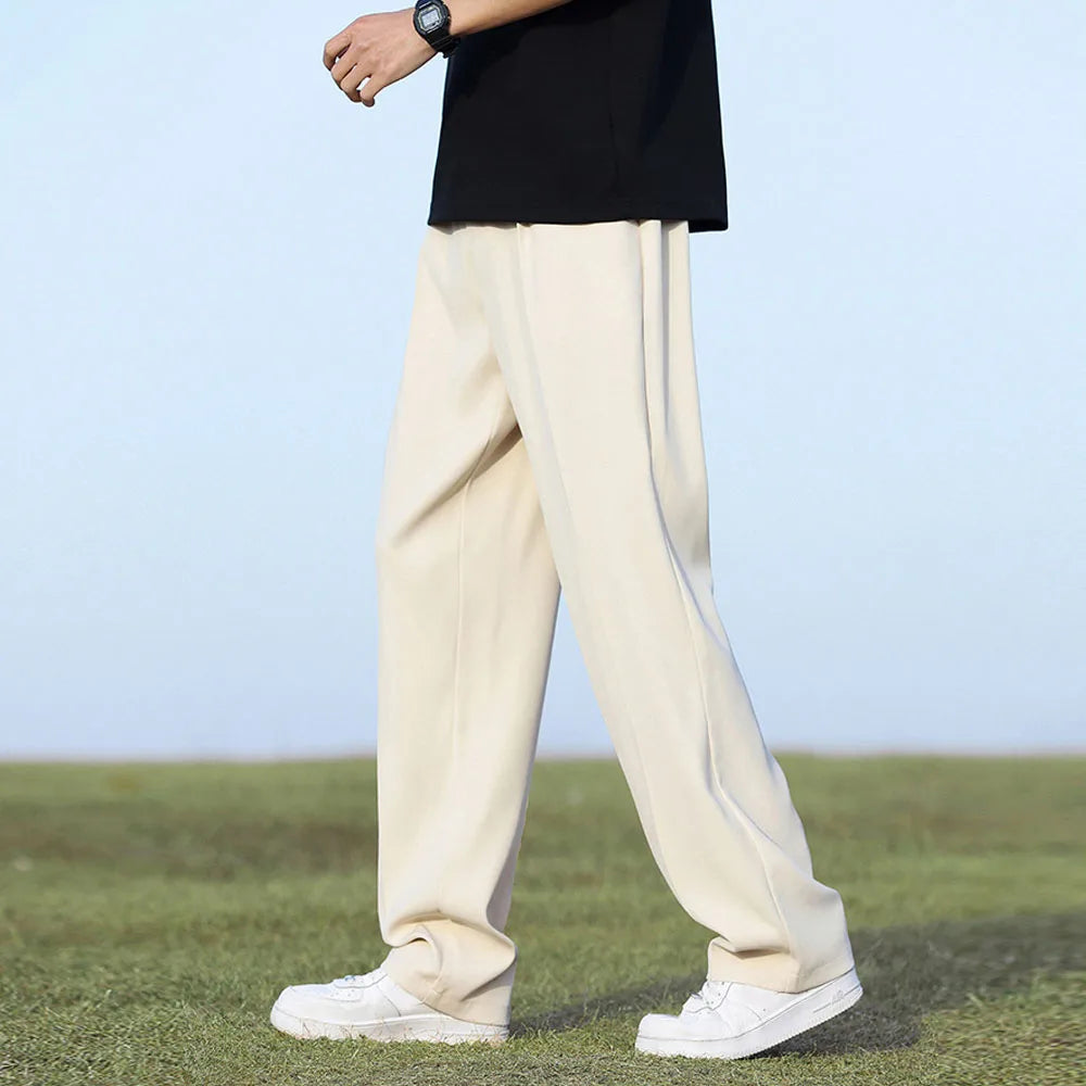Men's Spring Summer Oversized Casual Suits Pants Wide leg Pants Trousers Blazer Formal Pants For Men Korean Clothes Sweatpants